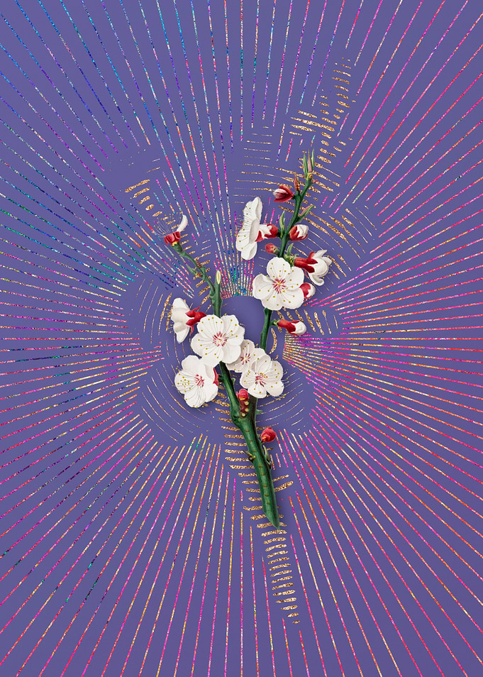 Vintage Apricot Flower