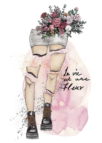 La vie est une fleur