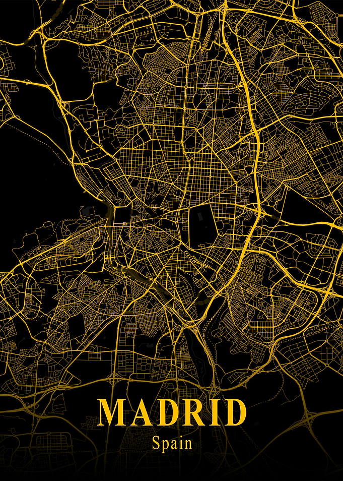 MADRID GOLD CITY MAP