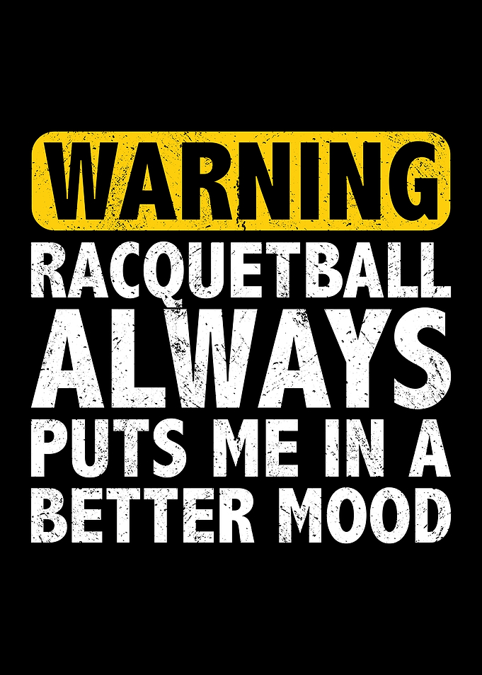 Warning Racquetball