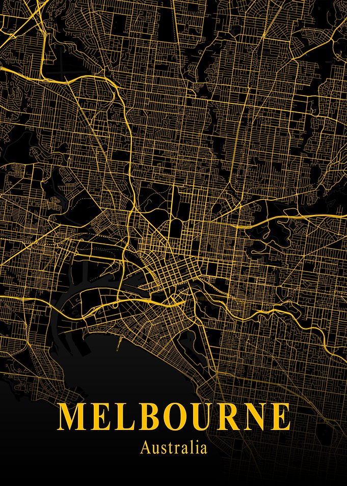 MELBOURNE GOLD CITY MAP