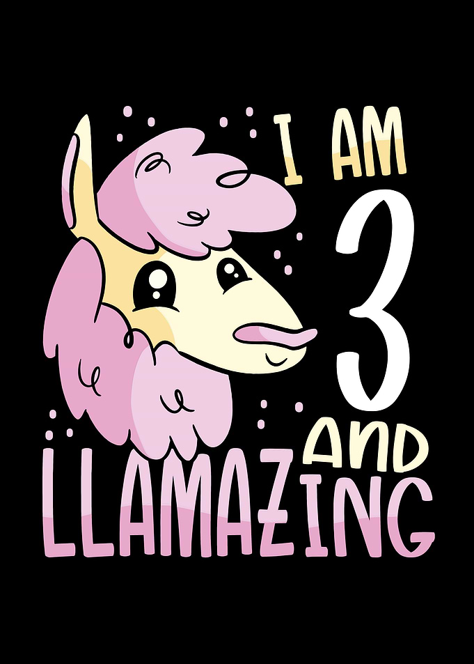 I am three years old llama