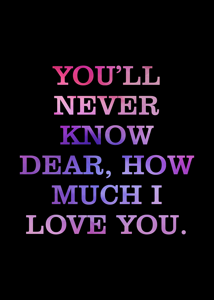 YOULL NEVER KNOW
