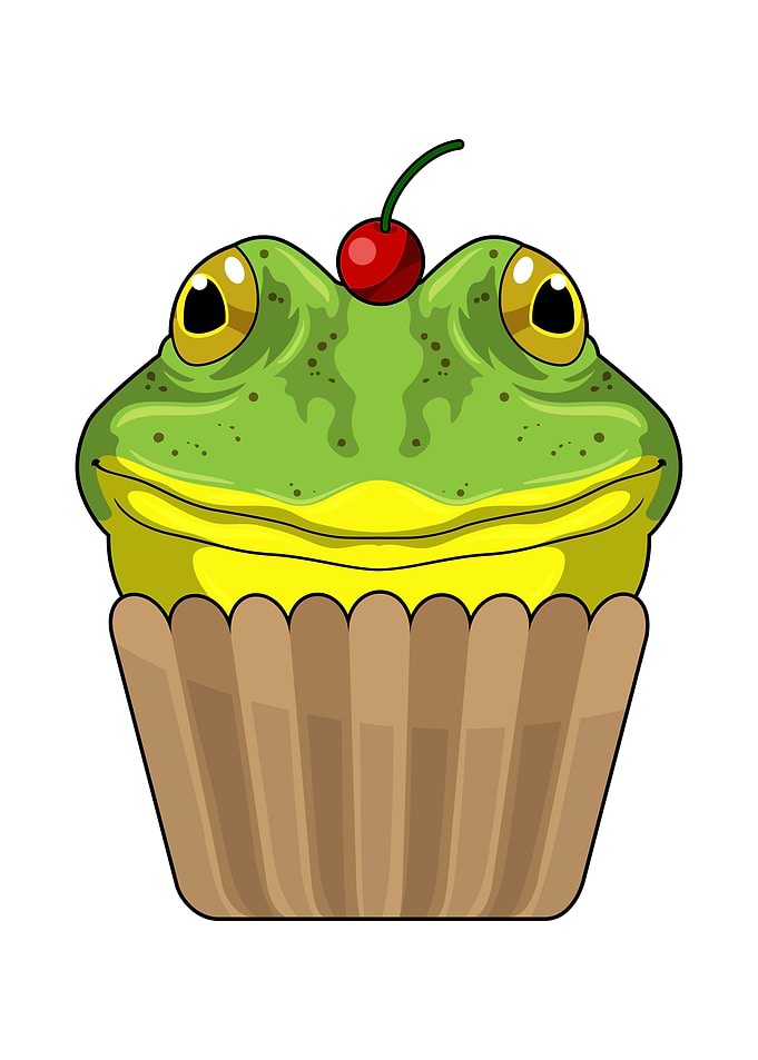 Frog Muffin Cherry