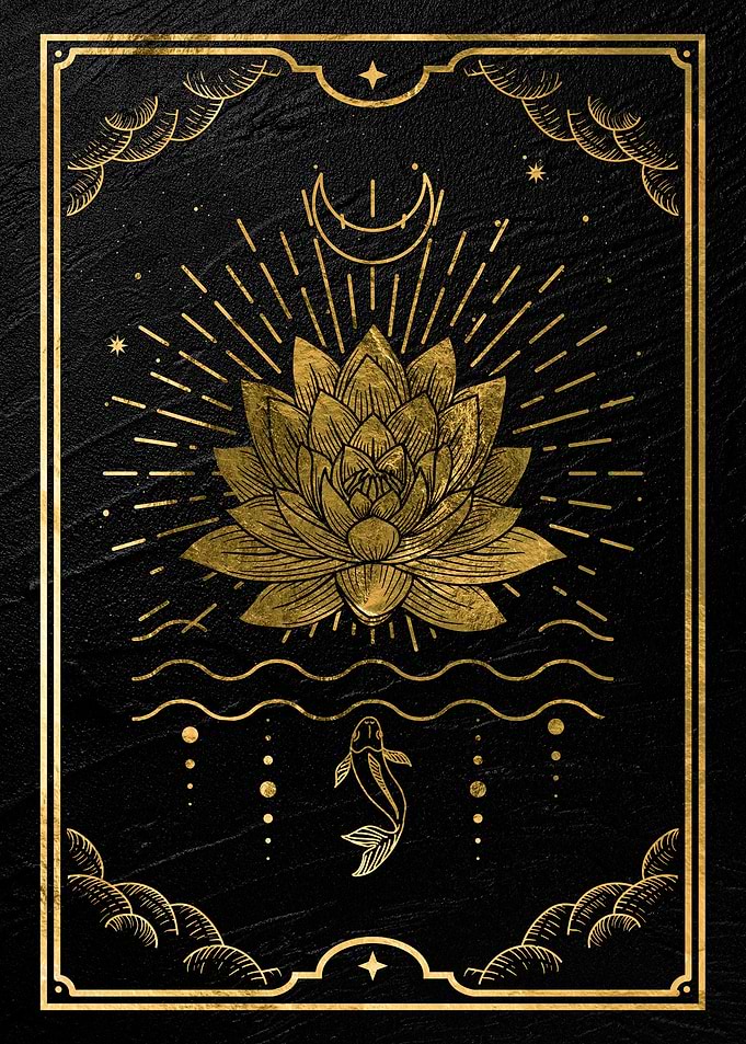 Gold Mystical Tarot