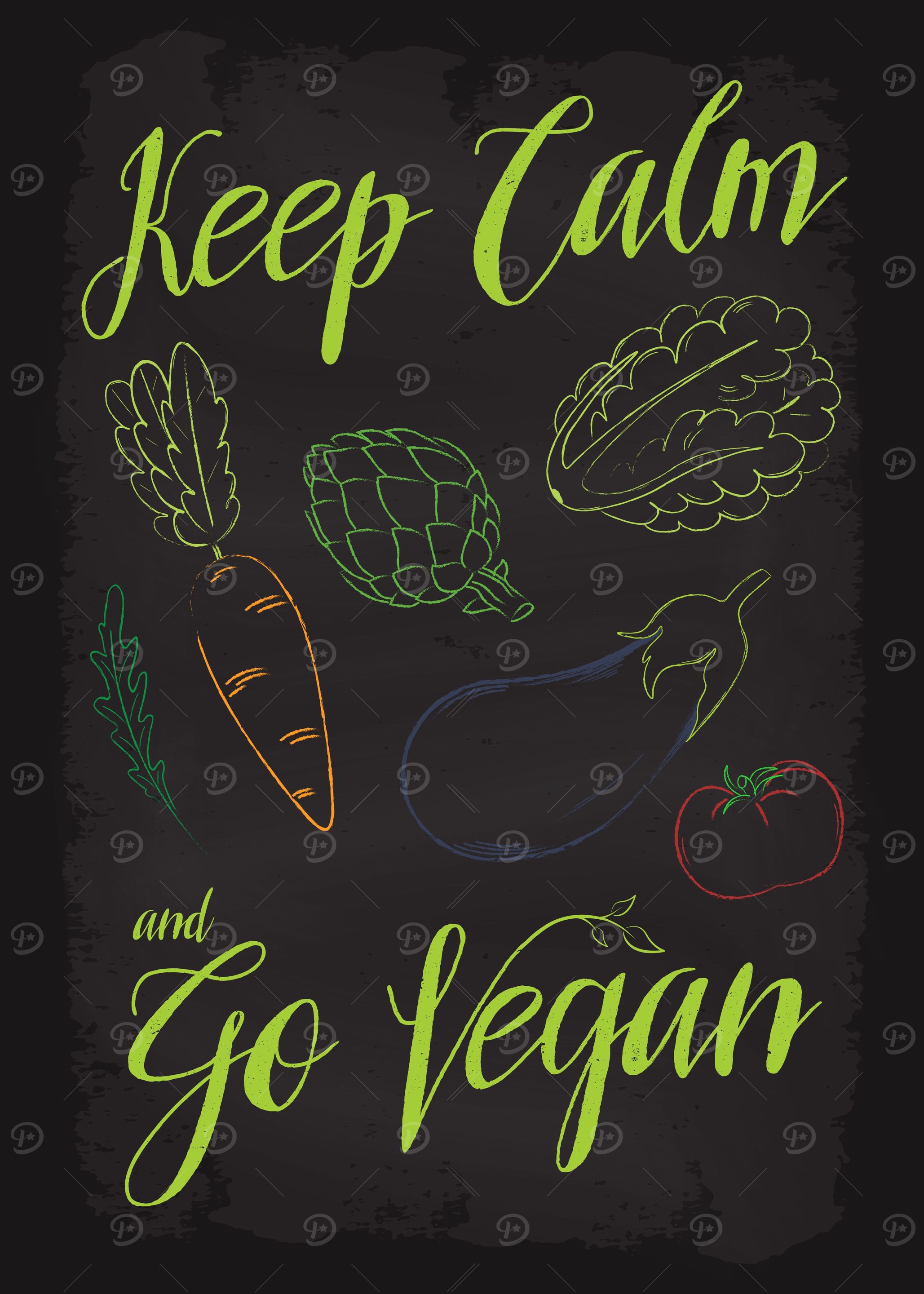Keep Calm and Go Vegan