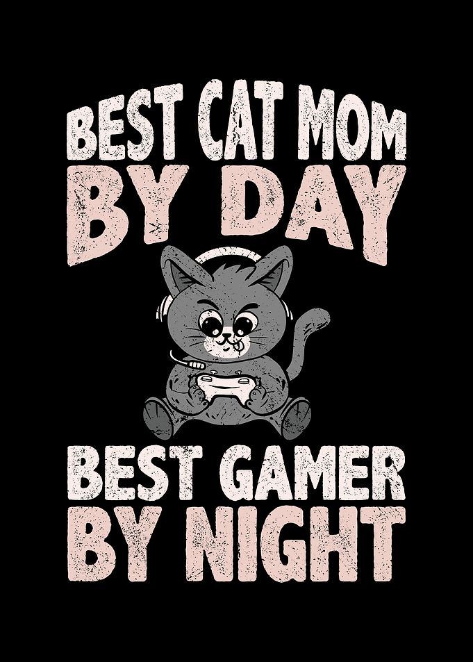 Best cat mom by day best