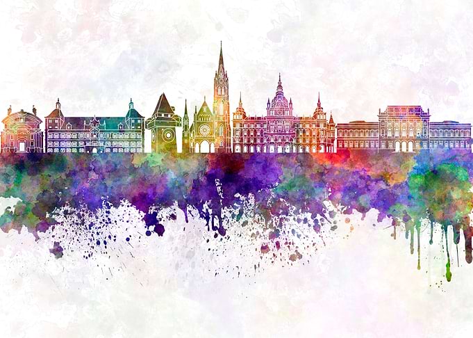 Graz skyline
