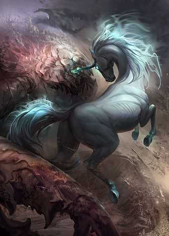 Unicorn battle