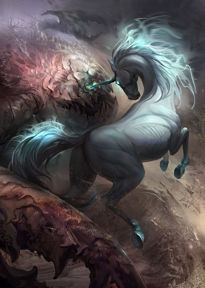 Unicorn battle