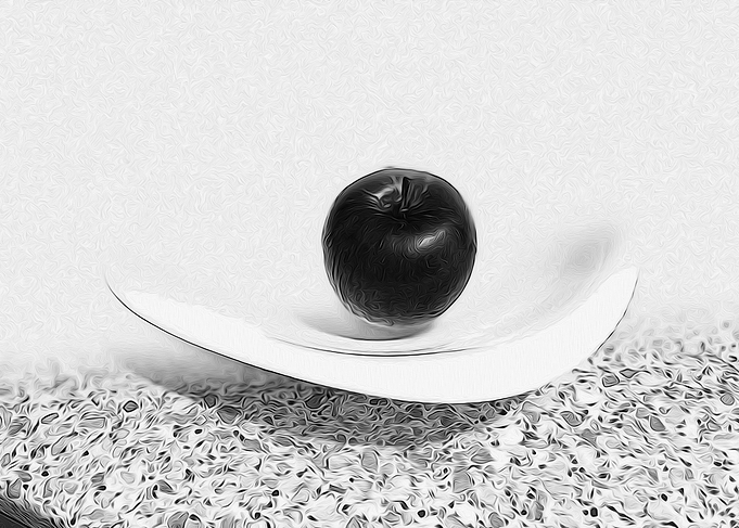 Gray shades apple