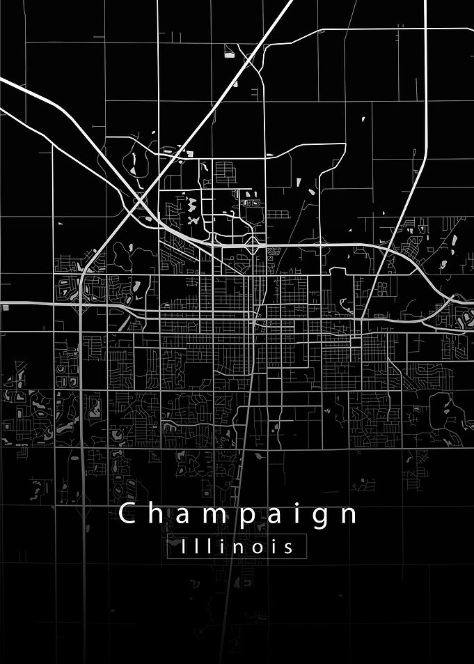 Champaign City Map