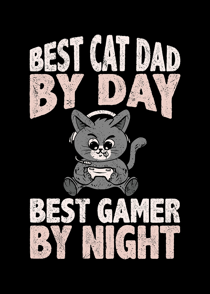 Best cat dad by day best