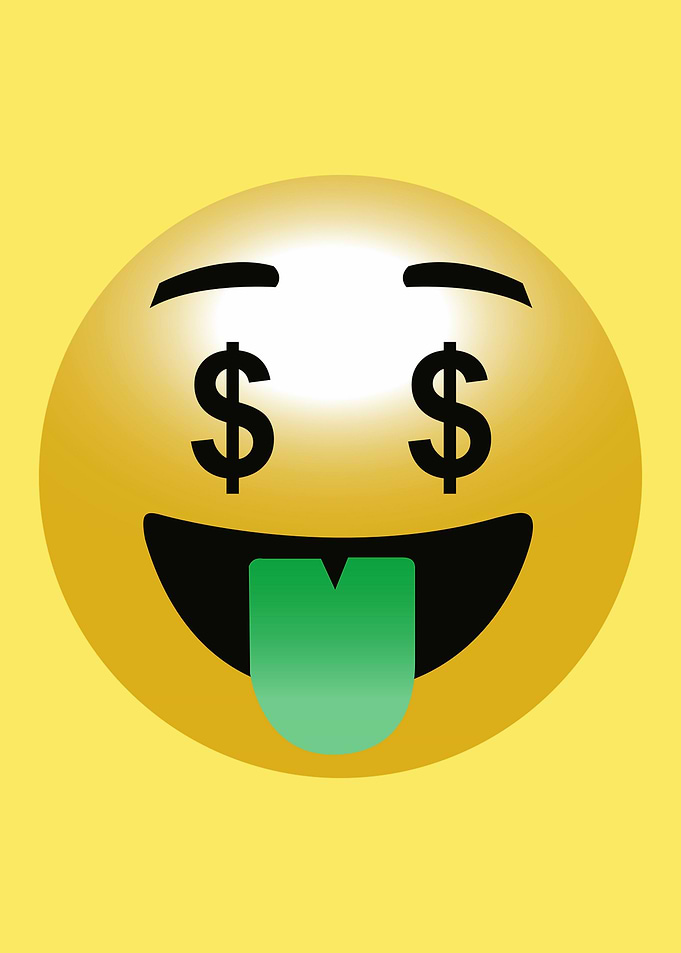 Funny Dollar Emoji