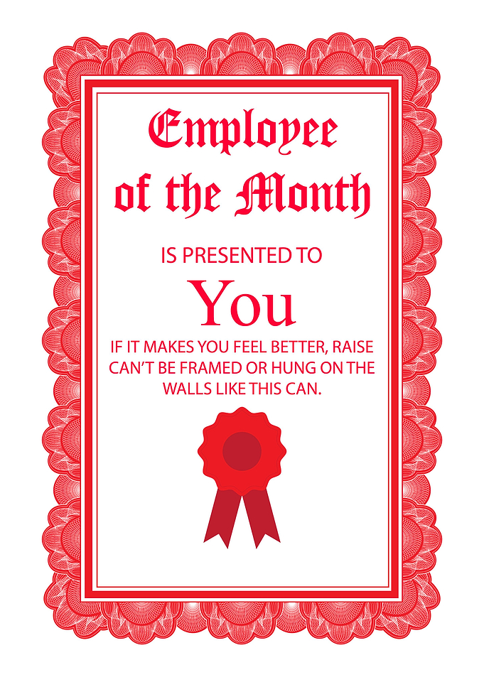 Employee Funny Certificate