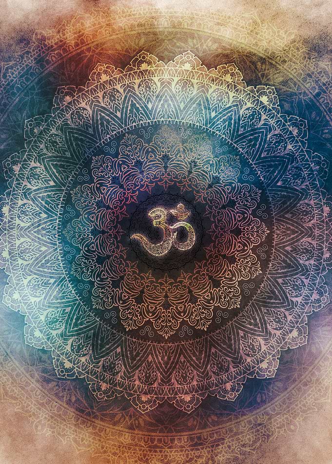 Texture sacred OM