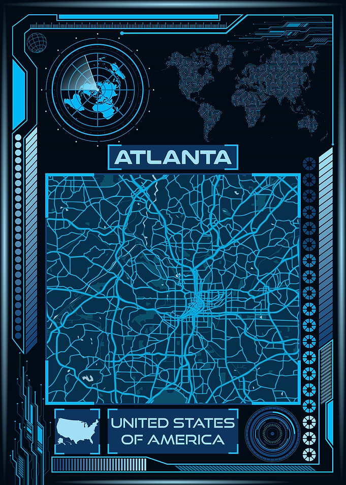 Atlanta Map USA
