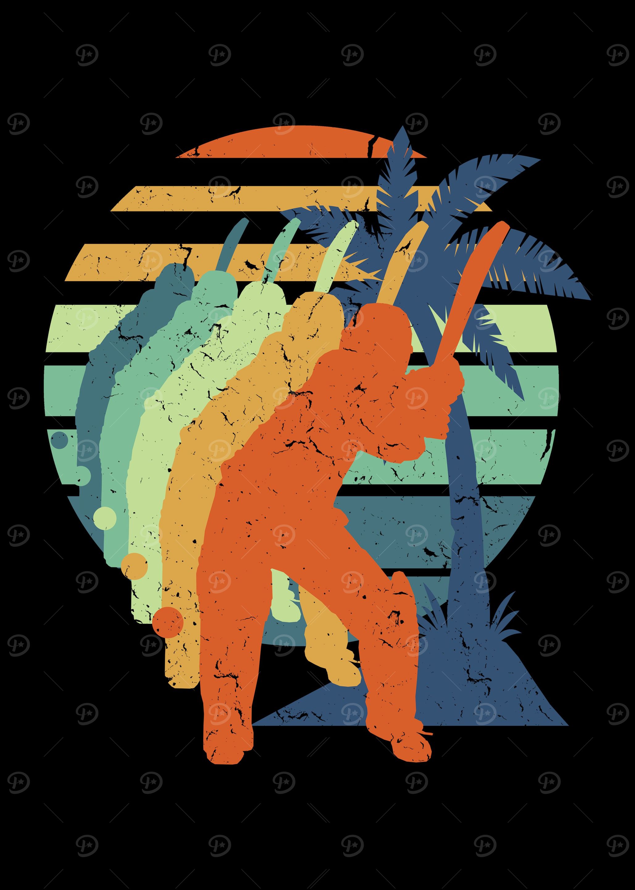 Retro Cricket Vintage Cool