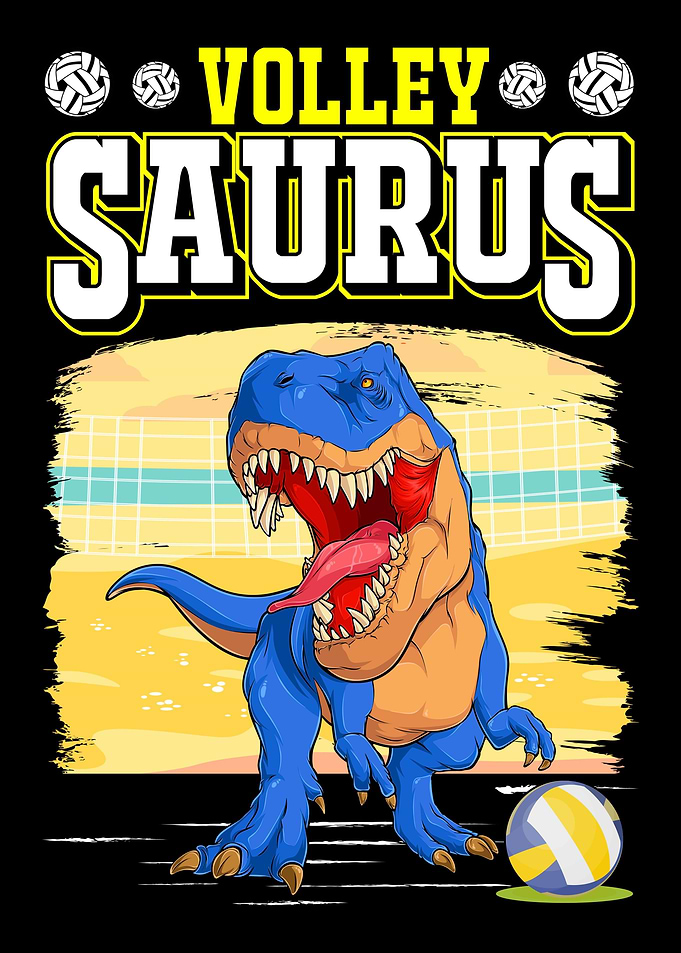 Dinosaur Volleyball Trex