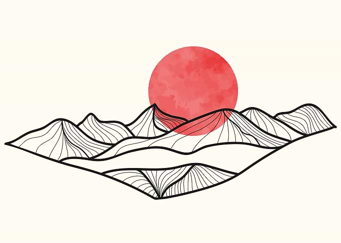 Japanese Mountain art