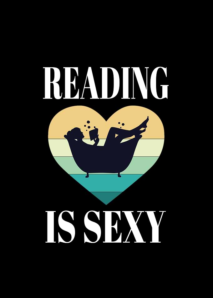 Reading in Bathtub is sexy