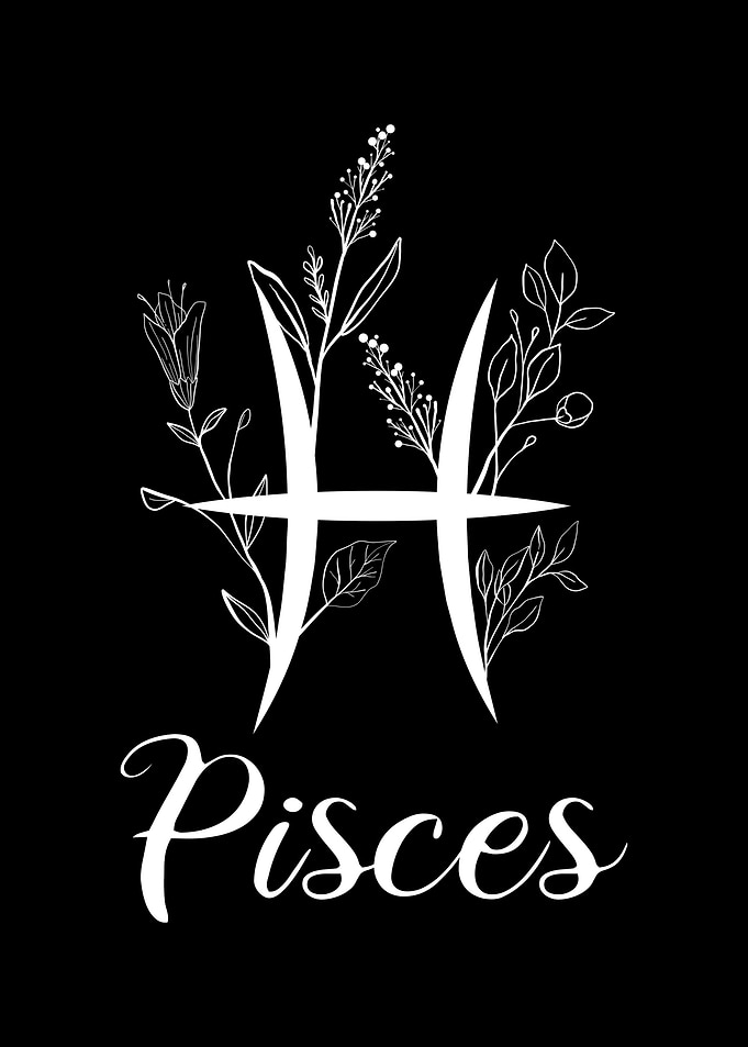Cottagecore Pisces Sign
