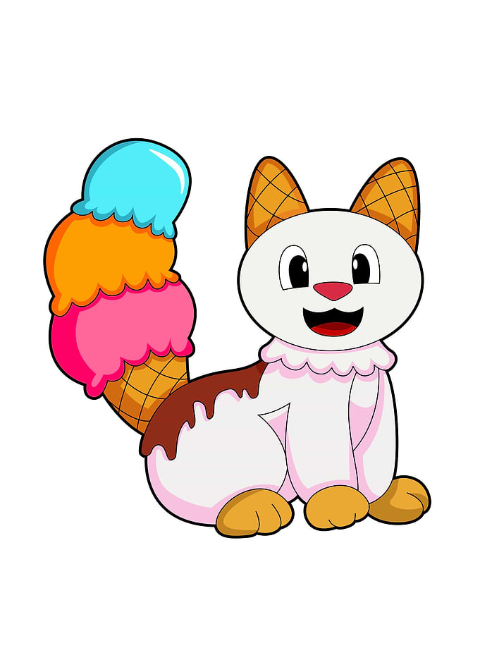 Cat Ice cream
