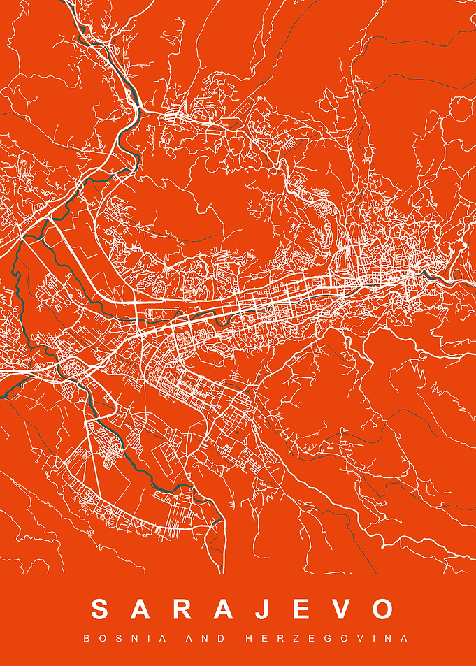 SARAJEVO Map