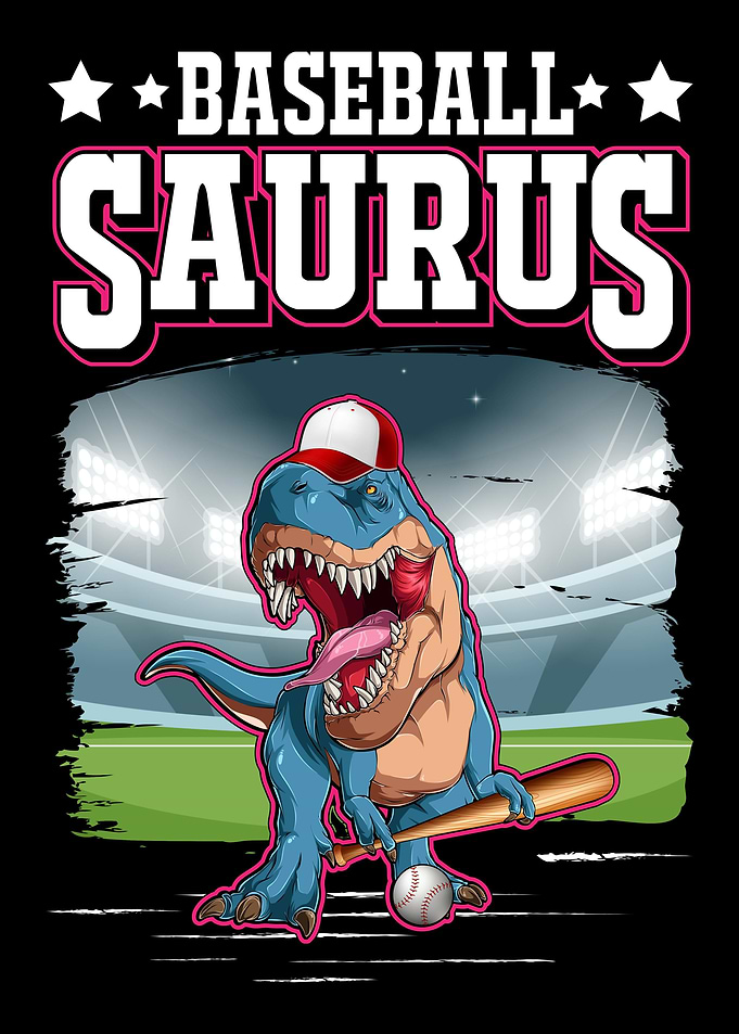 Dinosaur Baseball Trex