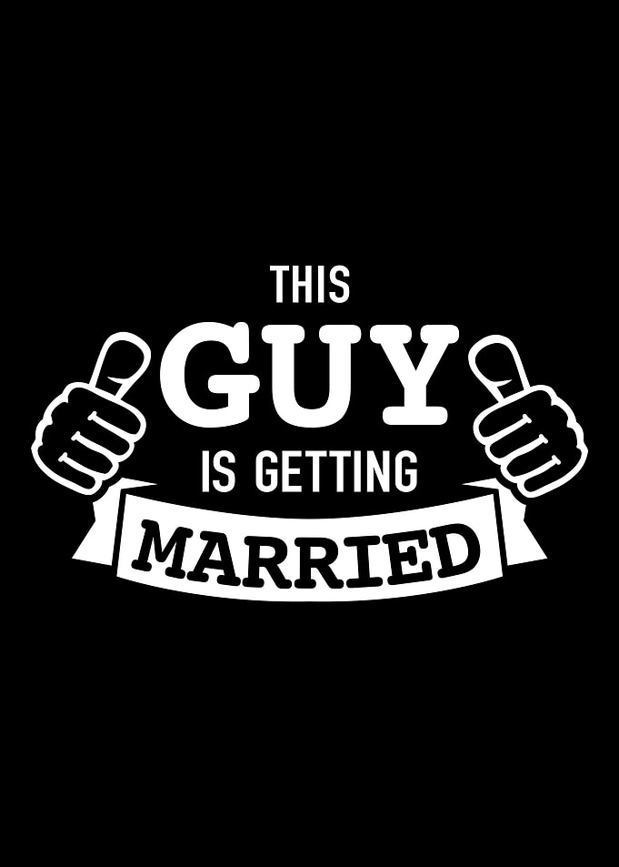 Guy is getting married gro