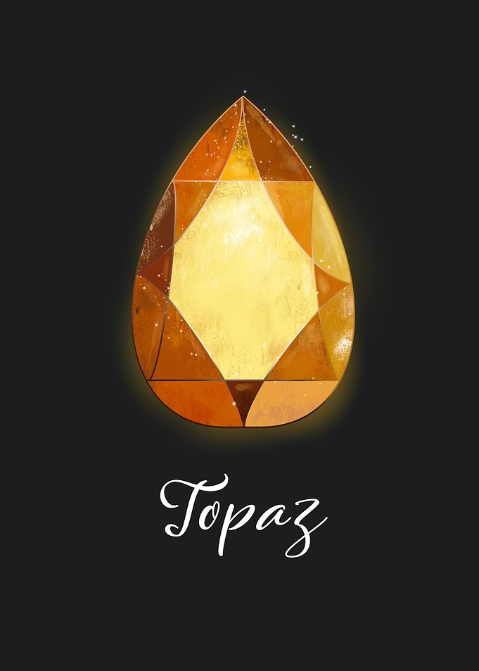 Crystal Gemstone Topaz