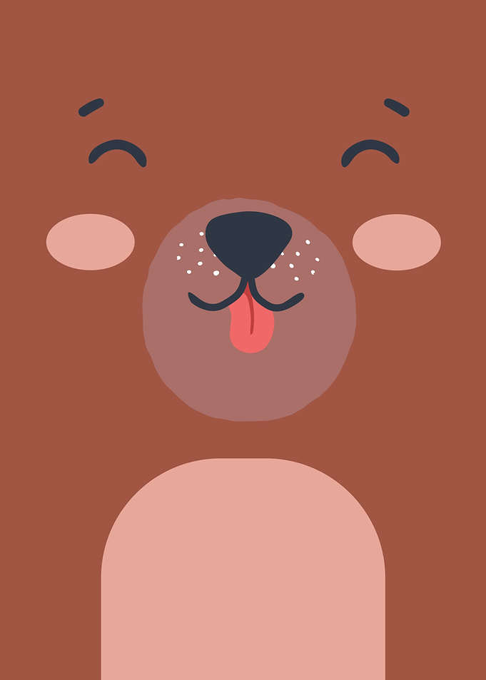 Cute Animal Kids Bear