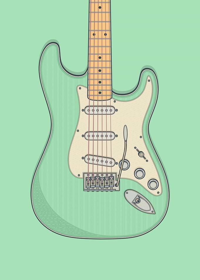 Surf Green Strat