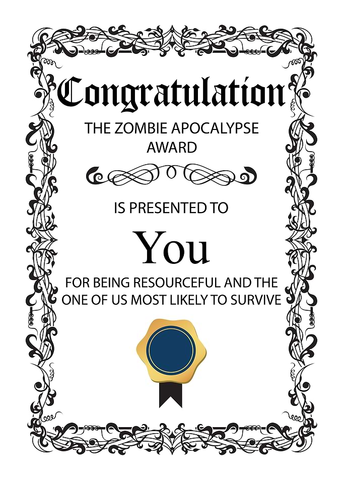 Family Funny Certificate