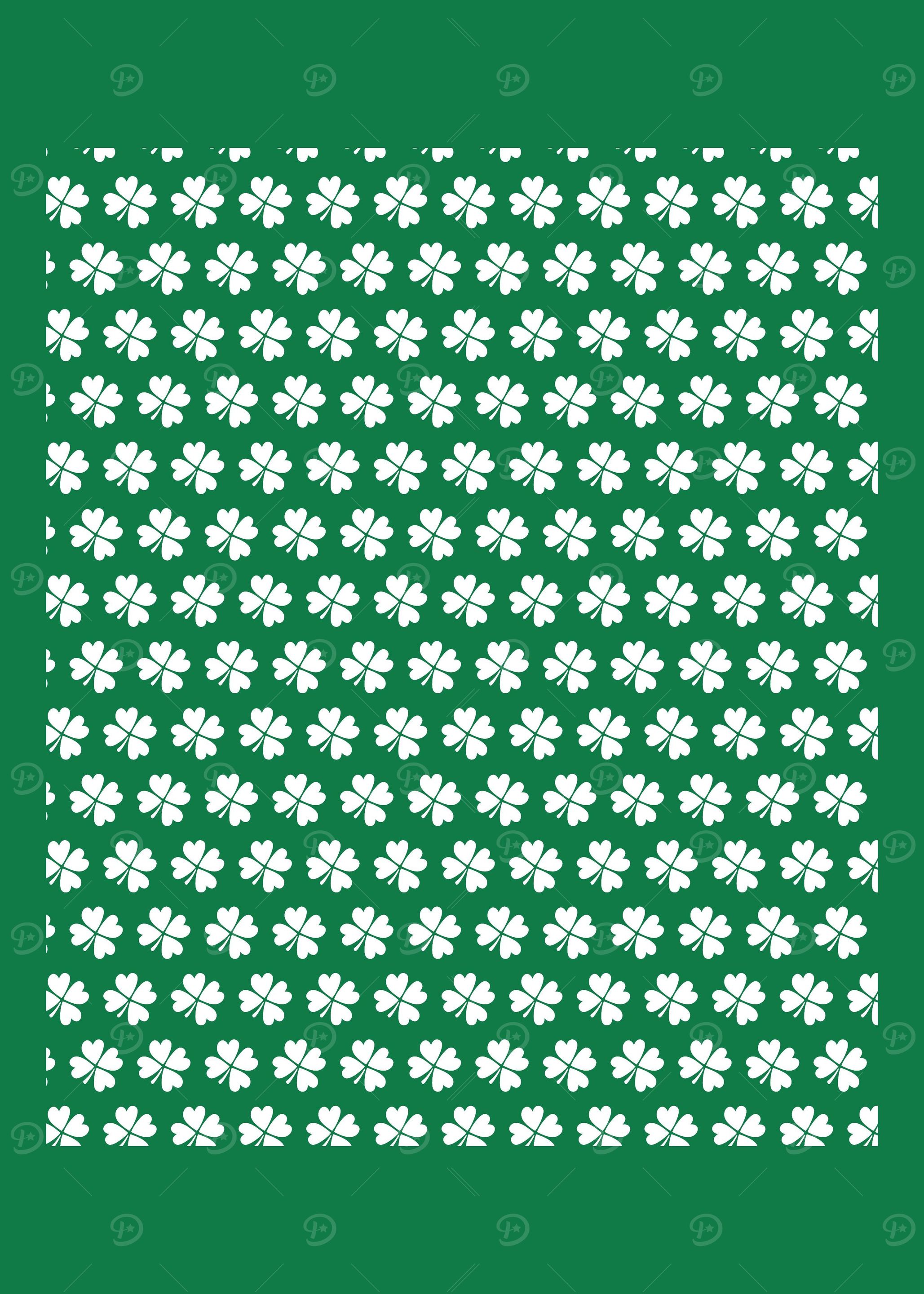 Shamrock clover leaf