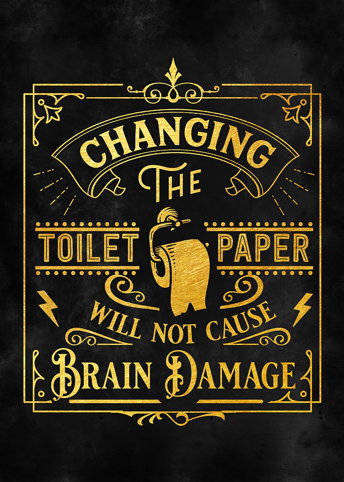 Changing the toilet paper