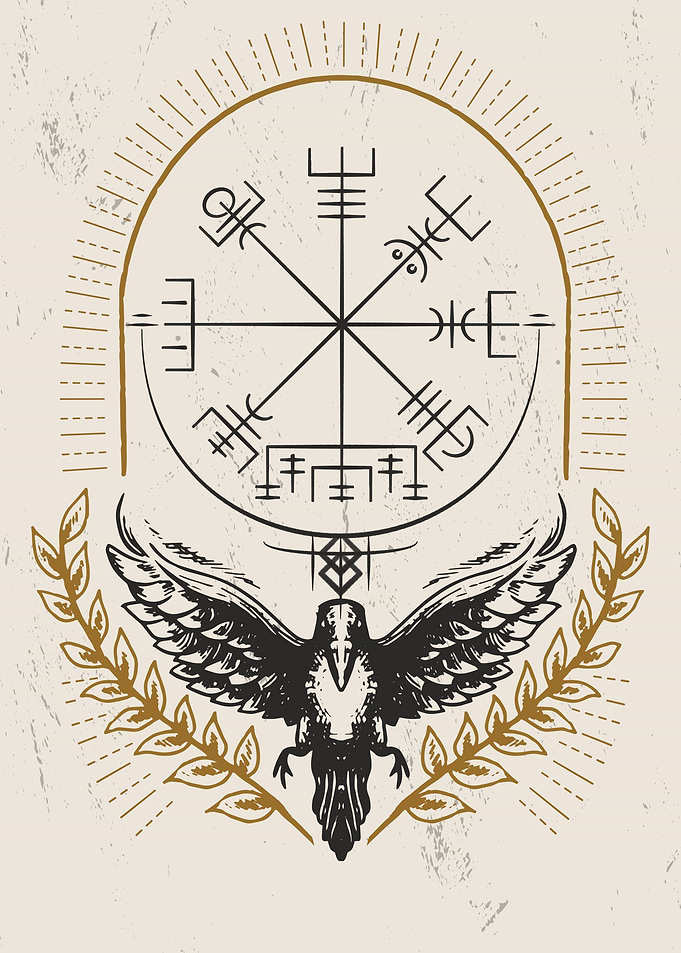 Vegvisir Viking Compass