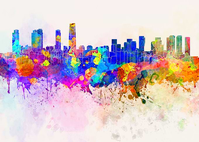 Incheon skyline