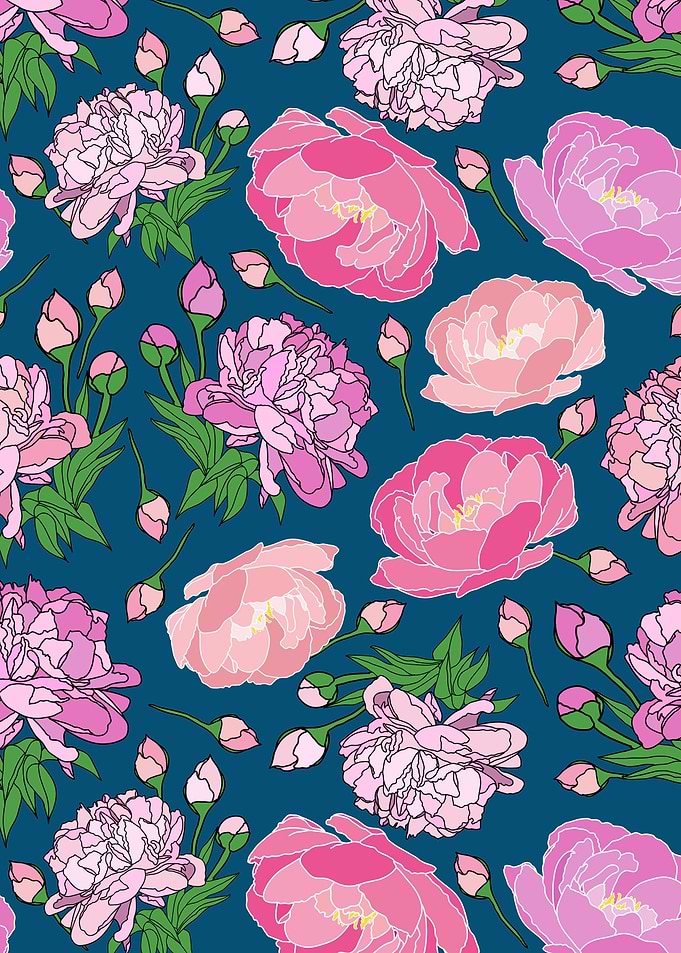Peony garden