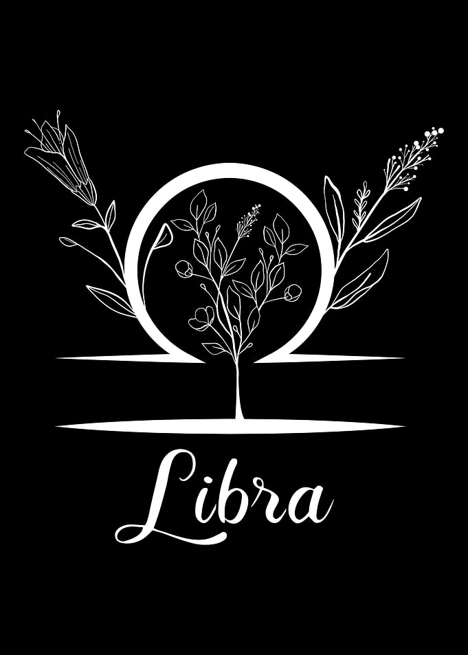 Cottagecore Libra Sign