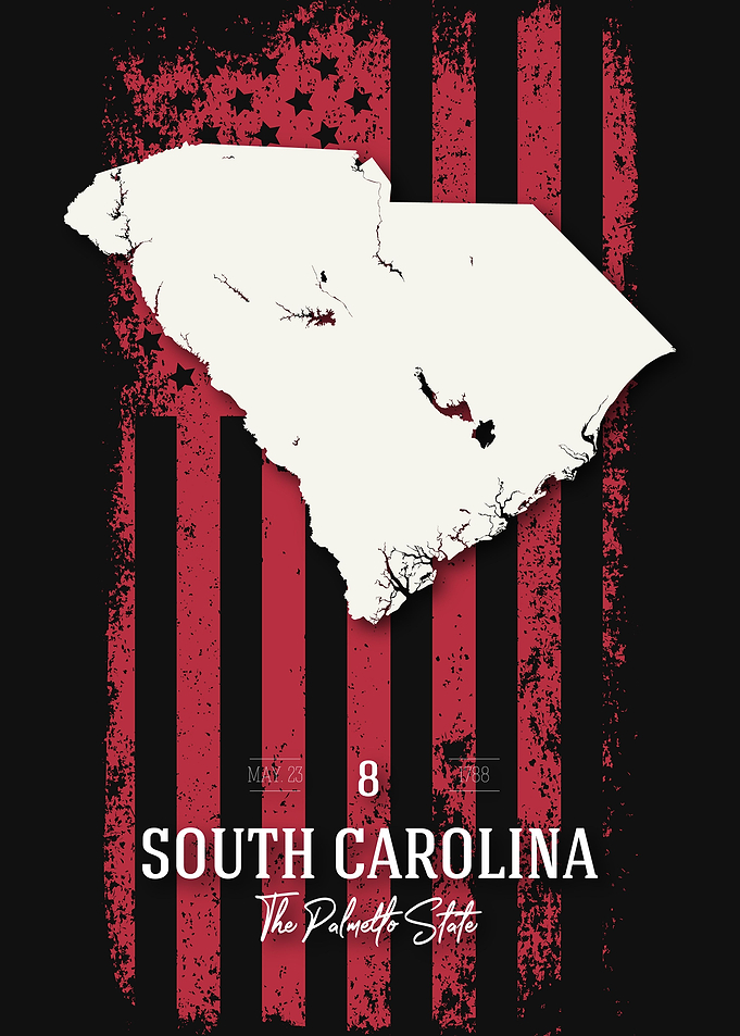 South Carolina State Map