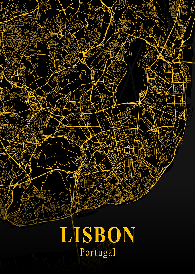 LISBON GOLD CITY MAP
