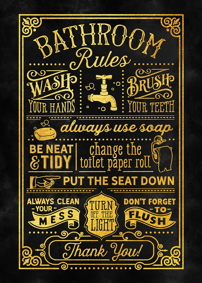 Bathroom Rules