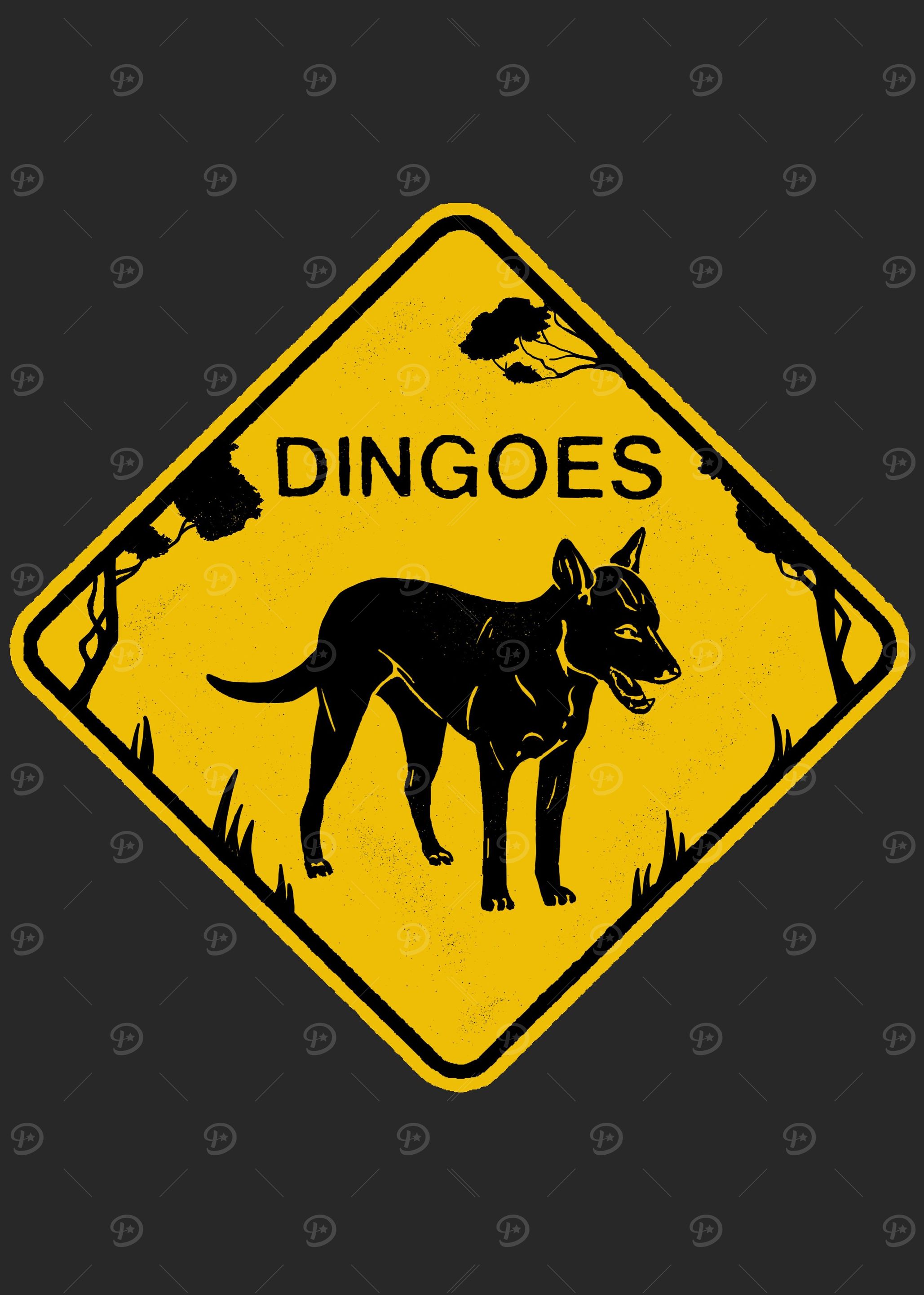 Dingo Road Sign