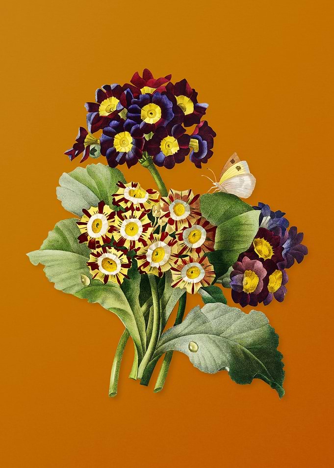 Vintage Antique Flower