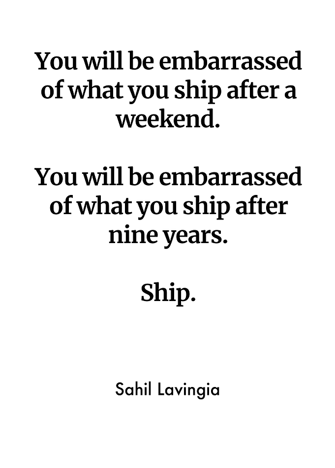You will be embarrassed of