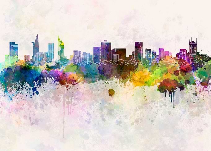 Ho Chi Minh skyline