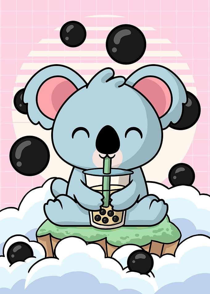 Koala Bear Boba Mlk Tea