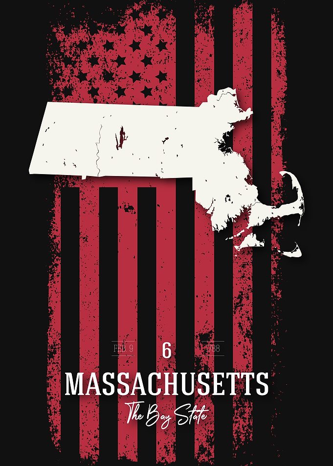 Massachusetts State Map