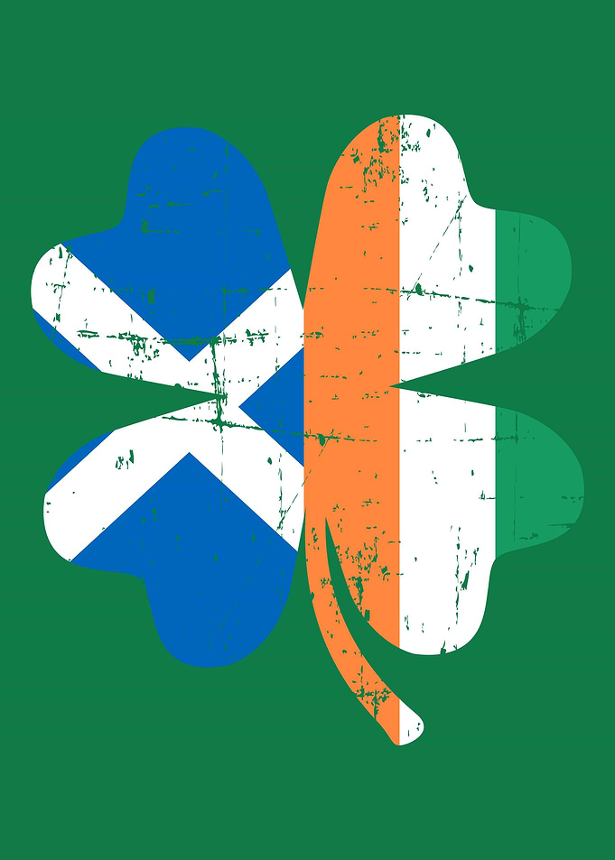 Shamrock Ireland Scotland
